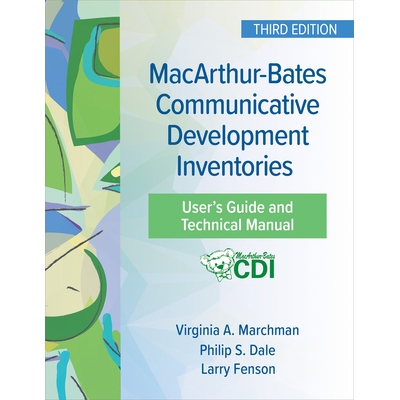 预订 MacArthur-Bates Communicative Development Inventories User’s Guide and Technical Manual 蓝夹克手册: 9781681257075