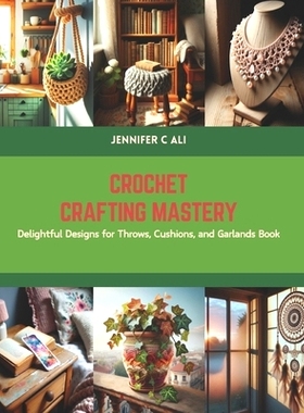 预订 Crochet Crafting Mastery: Delightful Designs for Throws, Cushions, and Garlands Book: 9798875781339
