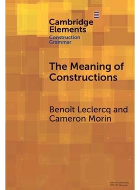 预订 The Meaning of Constructions 建构的意义: 9781009499637