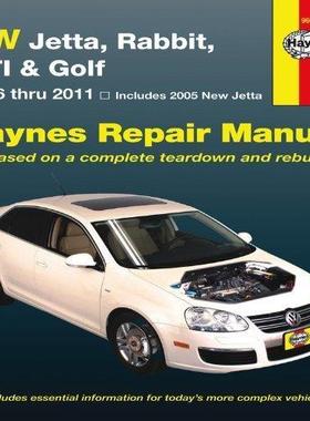[预订]Volkswagen VW Jetta, Rabbit, GTI & Golf covering New Jetta (05), Jetta (06-11), GLI (06-09), Rabbit  9781563929489