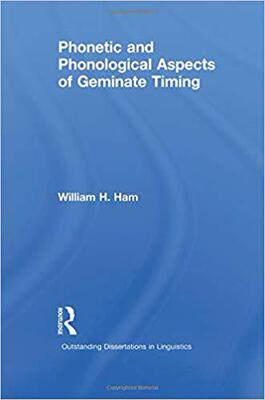 【预售】Phonetic and Phonological Aspects of Geminate Timing