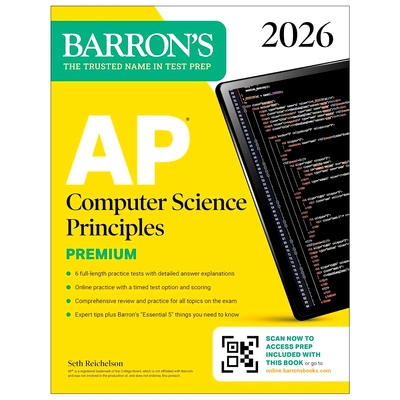 预售 巴朗AP计算机科学高级版 2026 英文原版备考指南 AP Computer Science Principles Premium: Prep Book 6 Practice Tests