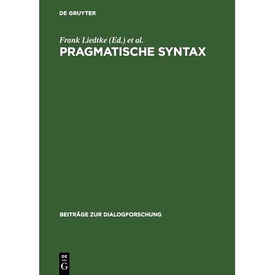 预订 Pragmatische Syntax: 9783484750234