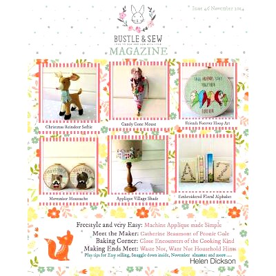 预订 Bustle & Sew Magazine November 2014: Issue 46: 9781503055575