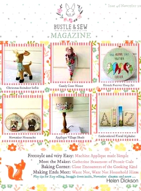 预订 Bustle & Sew Magazine November 2014: Issue 46: 9781503055575