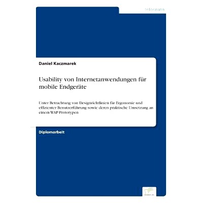 预订 Usability Von Internetanwendungen Fur Mobile Endgerate: 9783838687650