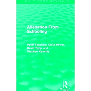 预订 Alienation From Schooling (1986): 9781138298569