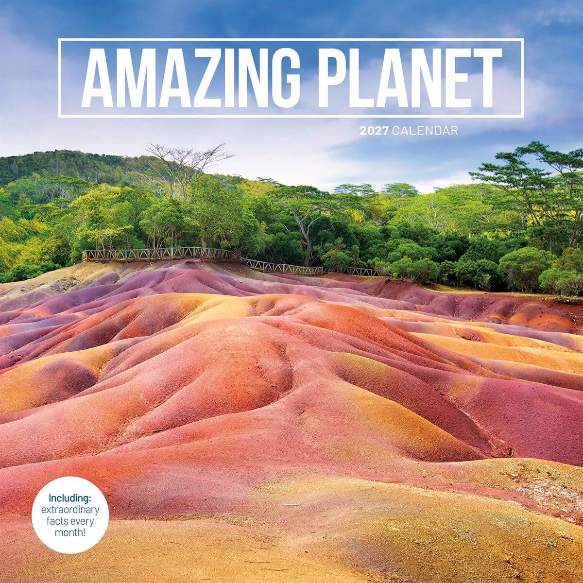 神奇星球 2027年挂历 自然旅游 风光摄影 海外进口日历 英文原版 Amazing Planet