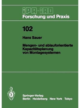 预订 Mengen- Und Ablauforientierte Kapazitätsplanung Von Montagesystemen