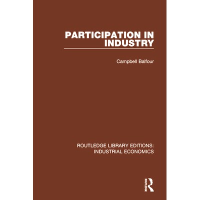 预订 Participation in Industry 参与行业: 9781138569256