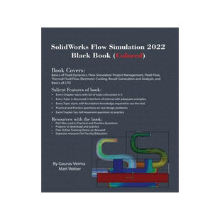 [预订]SolidWorks Flow Simulation 2022 Black Book (Colored) 9781774590560
