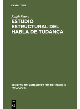 预订 Estudio estructural del habla de Tudanca: 9783484520738