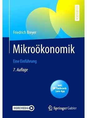 预订 Mikroökonomik: Eine Einführung Breyer，微观经济学第 7 版。: 9783662607787