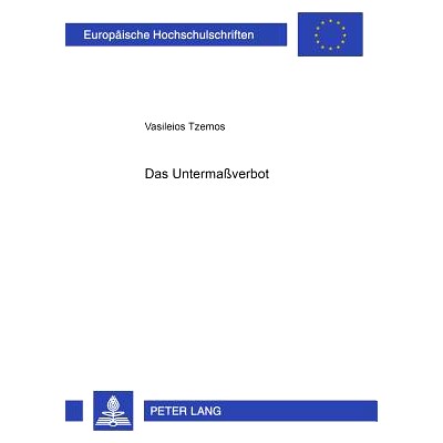 预订 Das Untermaßverbot: 9783631526057