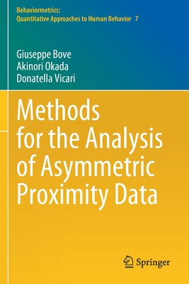 【预订】Methods for the Analysis of Asymmetric Proximity Data 9789811631740