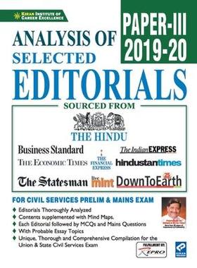 [预订]Analysis of Selected Editorials Paper-3 (2019- 2020) 9789389833607