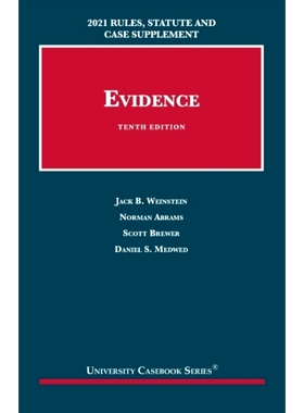 预订 Evidence: 2021 Rules, Statute and Case Supplement: 9781636594934