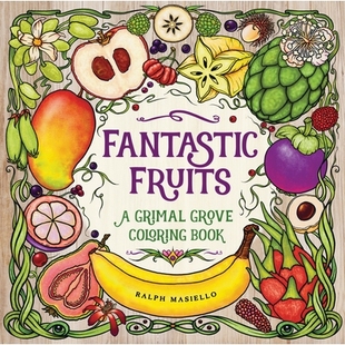 Grimal Grove 预订 Book Fruits Coloring 9781623541415 Fantastic