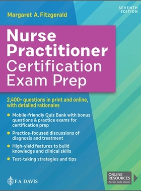 预订 Nurse Practitioner Certification Exam Prep, 7th Edition 执业护士认证考试备考指南（第七版）: 9781719649827
