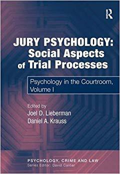 【预售】Jury Psychology: Social Aspects of Trial Processes