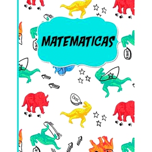 预订 Matematicas: Libreta Cuadriculada escolar/ Ideal para practicar escritura numeros/ Hoja cuadros 0.5 in /120 paginas