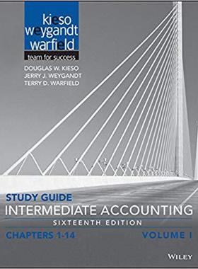 【预售】Study Guide Intermediate Accounting,...