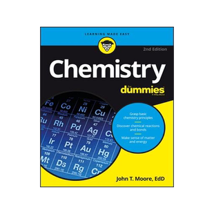 现货 英文原版 给傻瓜的化学书 Wiley 威利出版社Chemistry For Dummies, 2Nd Edition