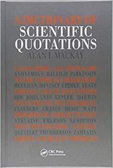 【预售】A Dictionary of Scientific Quotations
