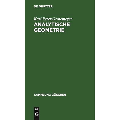 预订 Analytische Geometrie: 9783111013893