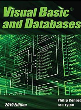 【预售】Visual Basic and Databases 2019 Edition: A Step-By-Step Database Programming Tutorial