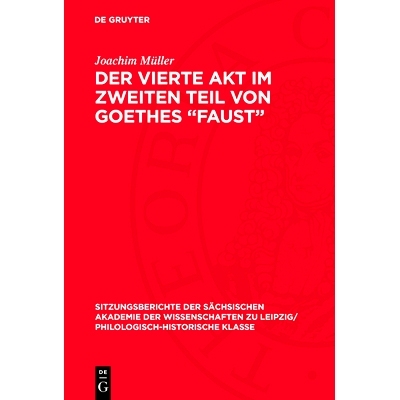 预订 Der vierte Akt im zweiten Teil von Goethes „Faust“: Aktion und Bezüge: 9783112712566