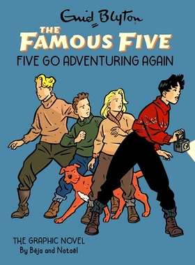 现货 Famous Five 漫画版2 布莱顿少年侦探团  Five Go Adventuring Again 英文原版 Enid Blyton 图像小说 Graphic Novel