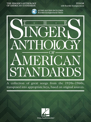 【预订】The Singer’s Anthology of American Standards: Tenor Edition Book/Audio