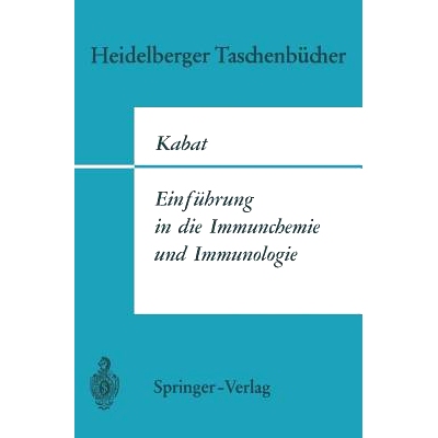 预订 Einführung in Die Immunchemie Und Immunologie