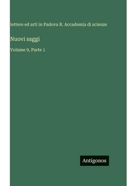 预订 Nuovi saggi: Volume 9, Parte 1: 9783386647885
