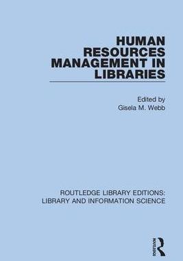 [预订]Human Resources Management in Libraries 9780367376215