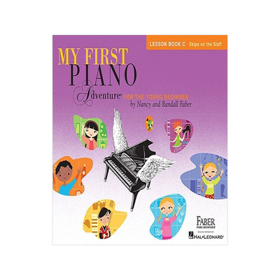 C级课本带（五线谱进阶）菲伯尔我的钢琴启蒙课 英文原版 My First Piano Adventure, Lesson Book C