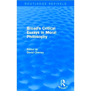 Essays Revivals Broad’s 9780415714679 Routledge Critical Philosophy 预订 Moral