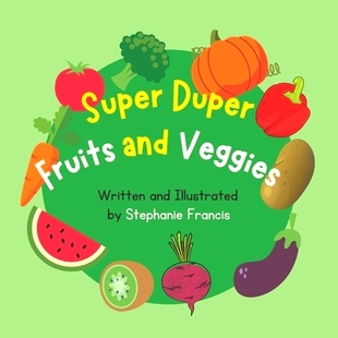 Great Super Gift Veggies Fruits Ages for Paperback and Girls Duper 预订 9798395351586 Boys