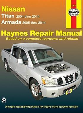 [预订]Nissan Titan (2004-2014) & Armada (2005-2014) Haynes Repair Manual (USA) 9781620920954