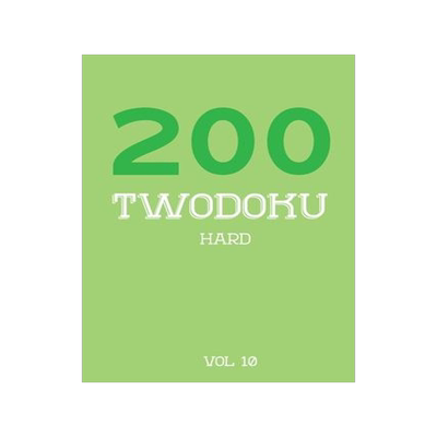 [预订]200 Twodoku Hard Vol 10: Two overlapping Sudoku, puzzle booklet, 2 puzzles per page 9781671795075