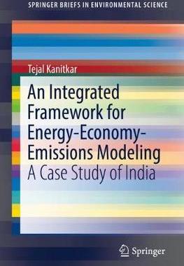 【预订】An Integrated Framework for Energy-Economy-Emissions Modeling