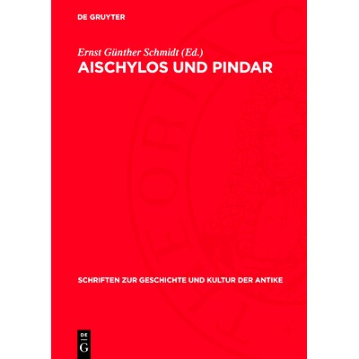 预订 Aischylos und Pindar: Studien zu Werk und Nachwirkung: 9783112731185