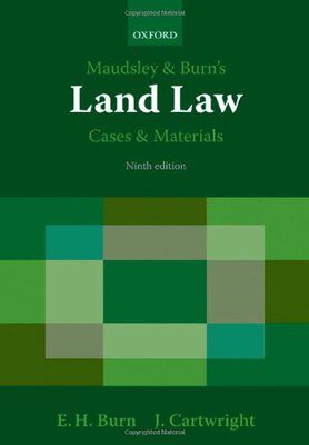【预订】Maudsley & Burn’s Land Law Cases and Materials