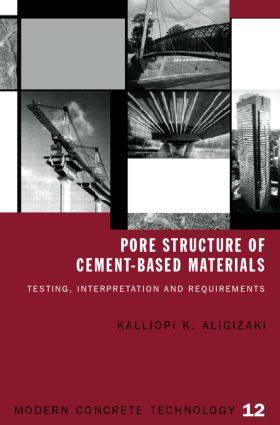 【预订】pore structure of cement-based materials