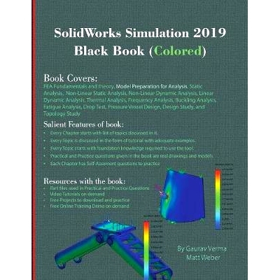 预订 SolidWorks Simulation 2019 Black Book (Colored): 9781988722535