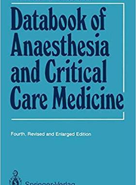 【预订】Databook of Anaesthesia and Critical Care Medicine
