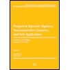 预订 Progress in Operator Algebras, Noncommutative Geometry, and their Applications 算子代数,非交换几何及其应用的研究进