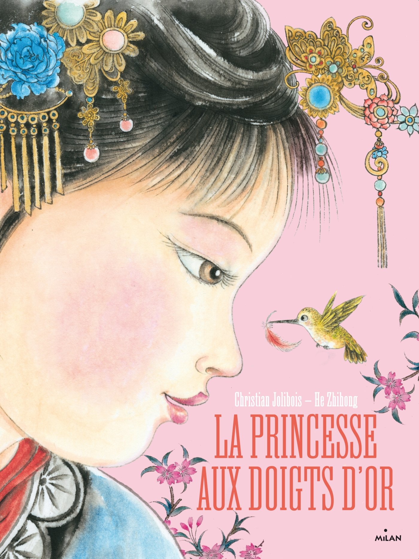 法语绘本金手指公主 La princesse aux doigts d’or中国古代故事儿童睡前故事小语种绘本中国风绘本