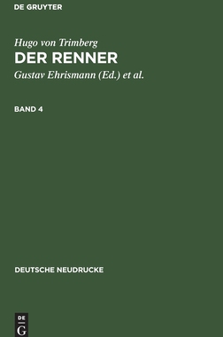 【预订】TRIMBERG: DER RENNER BD. 4 DN 9783110986433